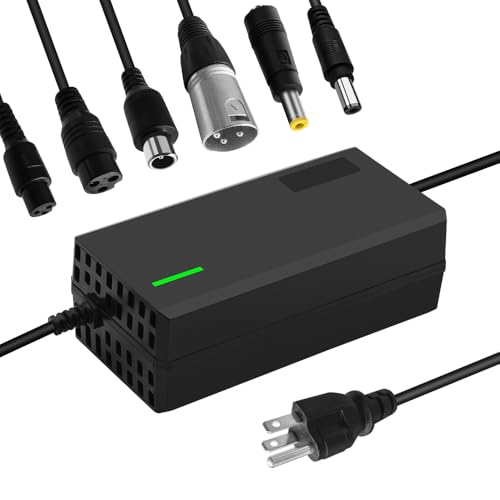 58.8V 3A Charger with 6-in-1 Plug for Lithium Batteries