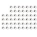 50PCS Car Air Conditioning Valve Caps, AC System Seal Kit with Strong Sealing and Compact Design for Cars Trucks Engineering Vehicles (1/2in)