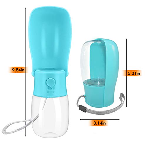 MGLIMZ Dog Water Bottle, Foldable Pet Portable Water Dispenser with Drinking Feeder, Leak proof Water Bottle for Dogs… - Image 4