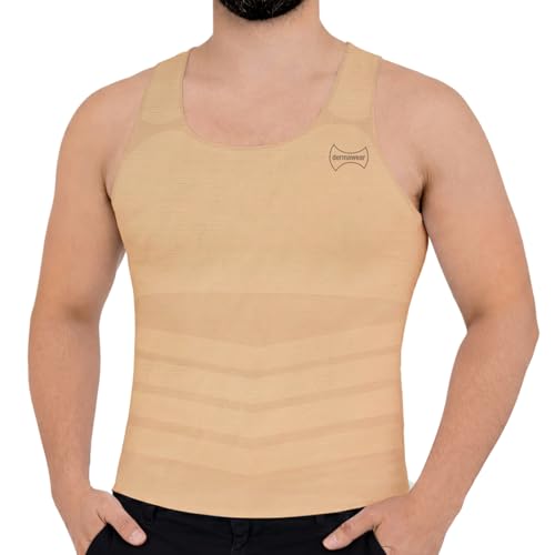 Image of dermawear Men Breezeology Zenrik-G Chest And Abdomen Vest Shapewear
