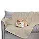 Pawsee wasserdichte Kühldecke Hunde Katze, Waschbar Hundedecke Kühlend, wasserdichte Hunde Kühlmatte für Sofa Bett Outdoor, Verwendbarer Überwurf Couchbezug Möbelschutz, 75 x 50 cm, Taupe