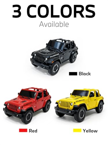 Modelo de Auto Diecast RASTAR 1:43 Jeep Wrangler Rubicon miniatura 4