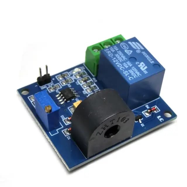 Robomalls™ 5A overcurrent protection sensor module AC current detection sensor 12V relay Switch (pack of 1)-image-43