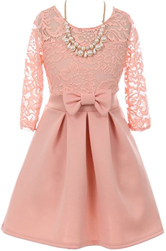 Flower-Girl-Dress-Long-Sleeve-See-Through-Should-and-Arm-for-Big-Girl-Blush-10-JKS2104