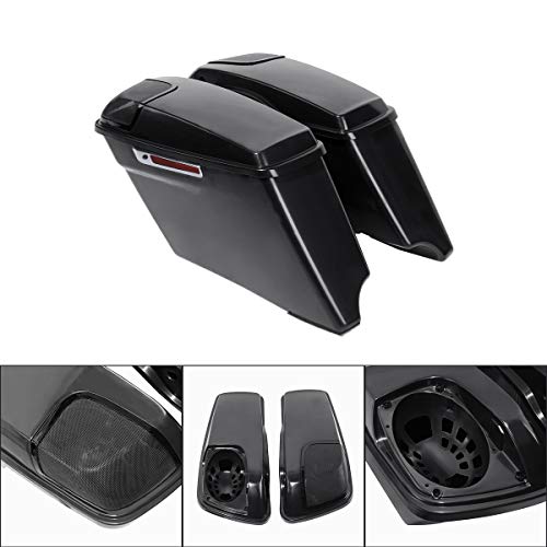 Alforjas duras extendidas 4 pulg para Harley Touring 2014-2024 miniatura 6