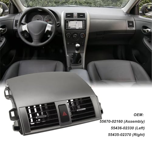 Rejilla de aire acondicionado HILLAR 55670-02160 para panel de Corolla 2009-2013 6