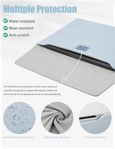 HYZUO 13.3-14 Inch Laptop Sleeve Case Bag with Adjustable Stand for MacBook Pro 14 M5/M4/M3/M2/M1 Pro/Max A3426 A3427 2026-2021 - Image 3