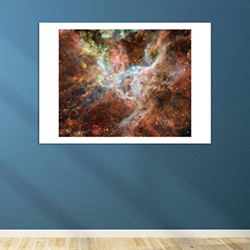 Télescope Hubble cadre nébuleuse tarentule taille M mat tableau astronomie espace