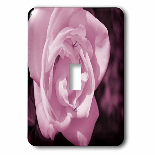 Interrupteur à bascule unique finition précieuse rose rose 3dRose lsp_97787_1 design - 2