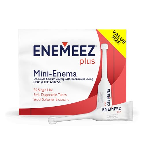 Enemeez Plus Enema, 35 Count, Stool Softener & Relief