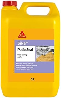 Sika Patio Seal Paving | Water Base Sealer and Appearance Enhancer for New and Recently Cleaned Paving - Clear - 5 Litre