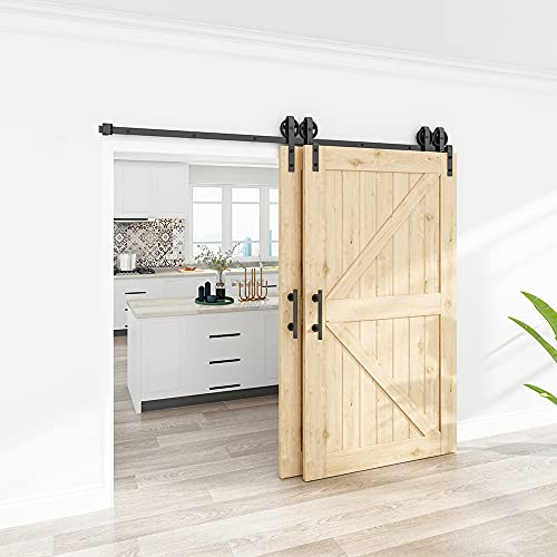 WINSOON Heavy Duty Bypass Sliding Barn Door Hardware #TOP22