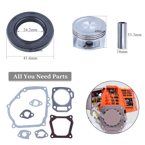 68mm zuigerafdichting asafdichting recreatief set voor Honda gx160 gx200 168f 5.5/6.5HP 2-3.5kw benzine-generator trimmer motor - Afbeelding 3