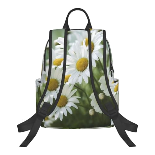 Casual Backpack for Women Men Daisies Flower Lightweight Daypack Large Capacity Nurse Bag3