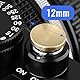 Haoge 12 mm Kupfer-Auslöseknopf für Fujifilm XT5 XT50 XPro3 Nikon Zf DF und Q3 43 D8 M10 M-11 konkave Oberfläche, Durchmesser 12 mm