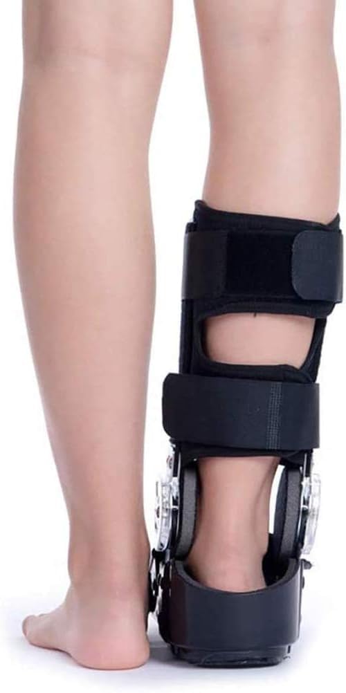 Buty ortopedyczne na złamanie kostki, stałe buty ortopedyczne na kostkę dla mężczyzn i kobiet, obuwie medyczne ze stałym stabilizatorem stawu skokowego i zerwanym ścięgnem Achillesa,(Small)