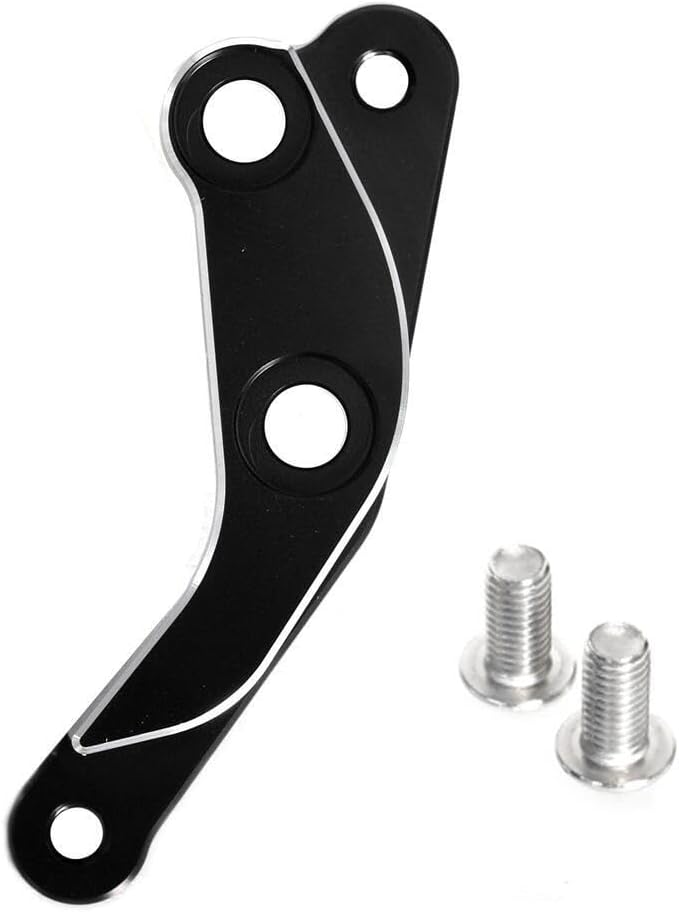 Monkey125 Front Brake Caliper Bracket Fit Brembo P4 Compatible with Monkey 125 2018-2024 CNC Motorcycle Accessories Caliper Support (Black)
