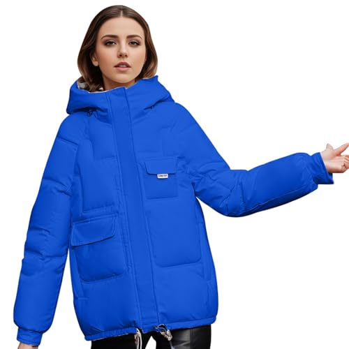 Manteau en coton épais femme doudoune veste chaude matelassée hiver