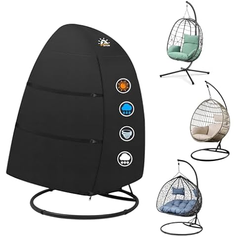 Zettum Waterproof Outdoor Egg Chair Cover Cover