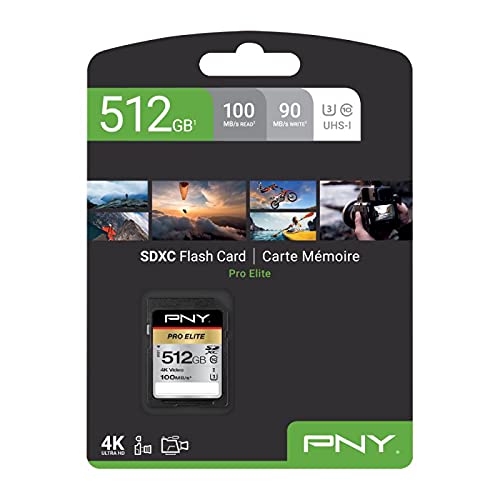PNY PRO Elite Carte mémoire flash UHS I U3 / Class10 SDXC UHS I - vue 3