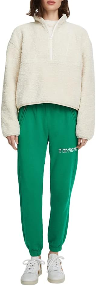 Bandier womens The Holly Half Zip Sweatshirt