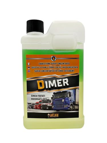 ATAS Dimer 900ml – Heavy-Duty All-Purpose Cleaner & Degreaser, Ultra-Concentrated Industrial Strength – Breaks Down Grease, Oil & Grime on Engines, Tires, Undercarriages, Tools & Machinery