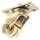 SECFOU Klavierrad Aus Messing Metall Klavierrolle Goldfarben Klavierzubehör Für Klavierumzug