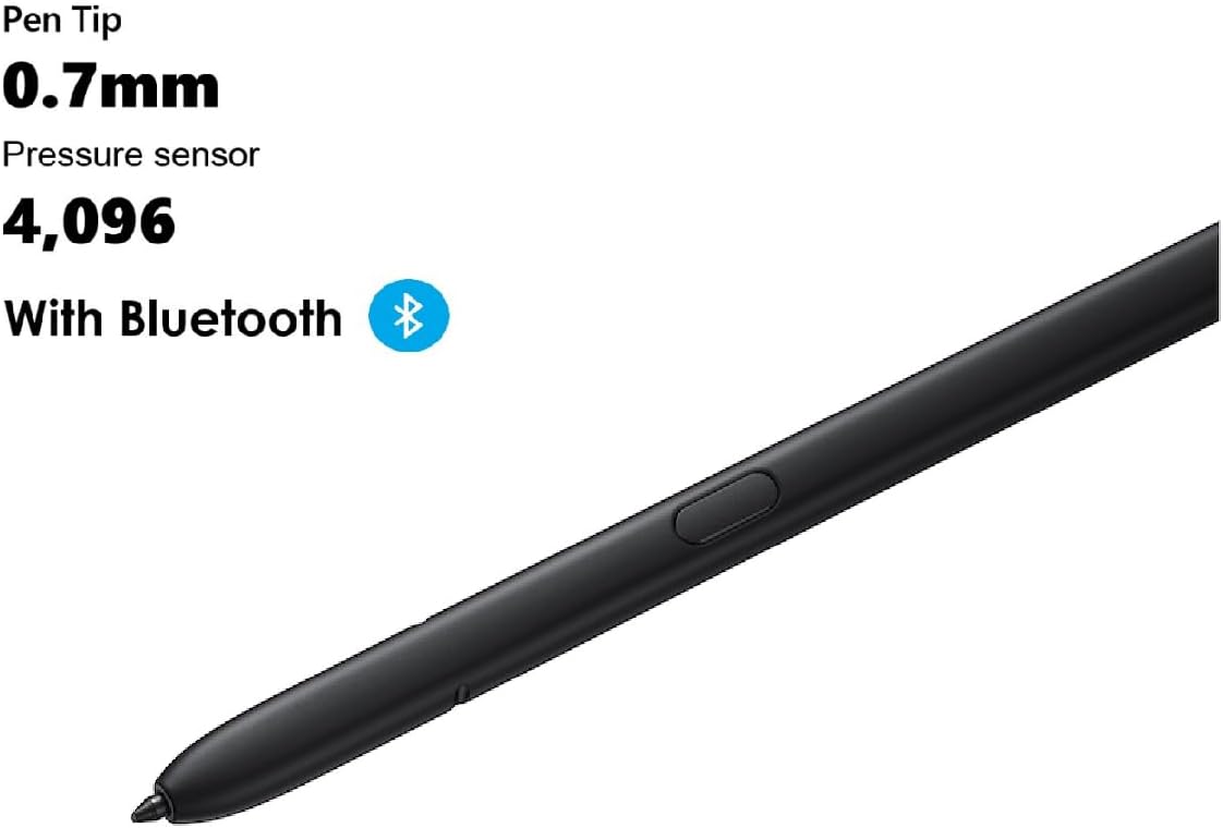 S23 Ultra S Pen (WithBluetooth) Replacement for Samsung Galaxy S23 Ultra Stylus Pen (4096 Pressure Levels) S Pen S23 Ultra Pen with 5xTips/Nibs (Cream)