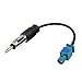 Produktbild Eightwood DAB Antenne Kabel Fakra zu Din Kabel Fakra Z zu Din ISO Adapterkabel Autoradio ISO PC5-100 Kabel 15cm für DAB Radio FM Radio BMW Mini 2001 Seat Skoda VW Golf MEHRWEG