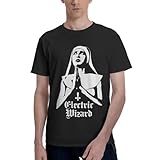 T Shirt Electric Wizard Men's Fashion Sports T-Shirts Summer Round Neck Short Sleeves Tee Black