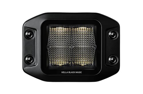 Led-Projecteur Longue Portée HELLA Black Magic Cube 3.2 12V 24V Kit x2