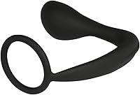 Vista 5 de FST Silicone Cock Ring with Anal Plug Prostate Massage Stimulator and Penis Ring Erection Enhancing Combo