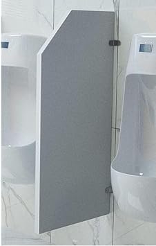Wall-mounted Urinal Partition Divider,Men Urinal Privacy Screen Toilet Partition,Waterproof PVC Urinal Baffle Urinal Screen Toilet Partition for Schools/public Places Urinal Partition1-piece, White