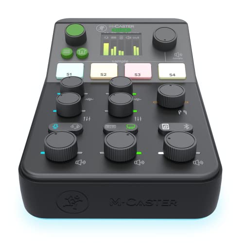 Mackie M-Caster Studio Desktop Live Streaming Mixer - Black