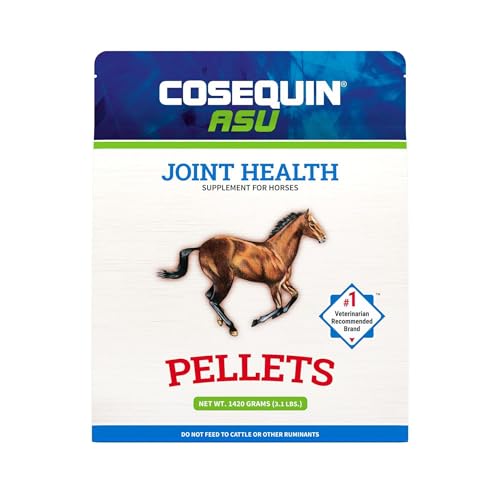 Nutramax Cosequin ASU Pellets Joint Health Supplement for Horses - Pellets with Glucosamine and Chondroitin 3.1 lbs