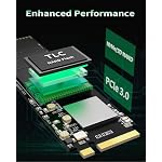 KEXIN SSD M.2 NVMe Internal SSD 256GB M.2 2280, PCIe Gen 3.0, up to 2800 MB/s Read, 2300 MB/s Write, Internal Solid State Drive Compatible with Laptop,PC,Gaming Black,256GB - Image 4