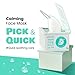 DEWYTREE Pick and Quick Calming Full Mask 30 Sheets | Intensely Hydrating Face Masks w/Aloe | Beauty Face Mask Sheets | Calming Face Sheet Mask for Tired Skin| Brightening Face Masks Beauty Sheets