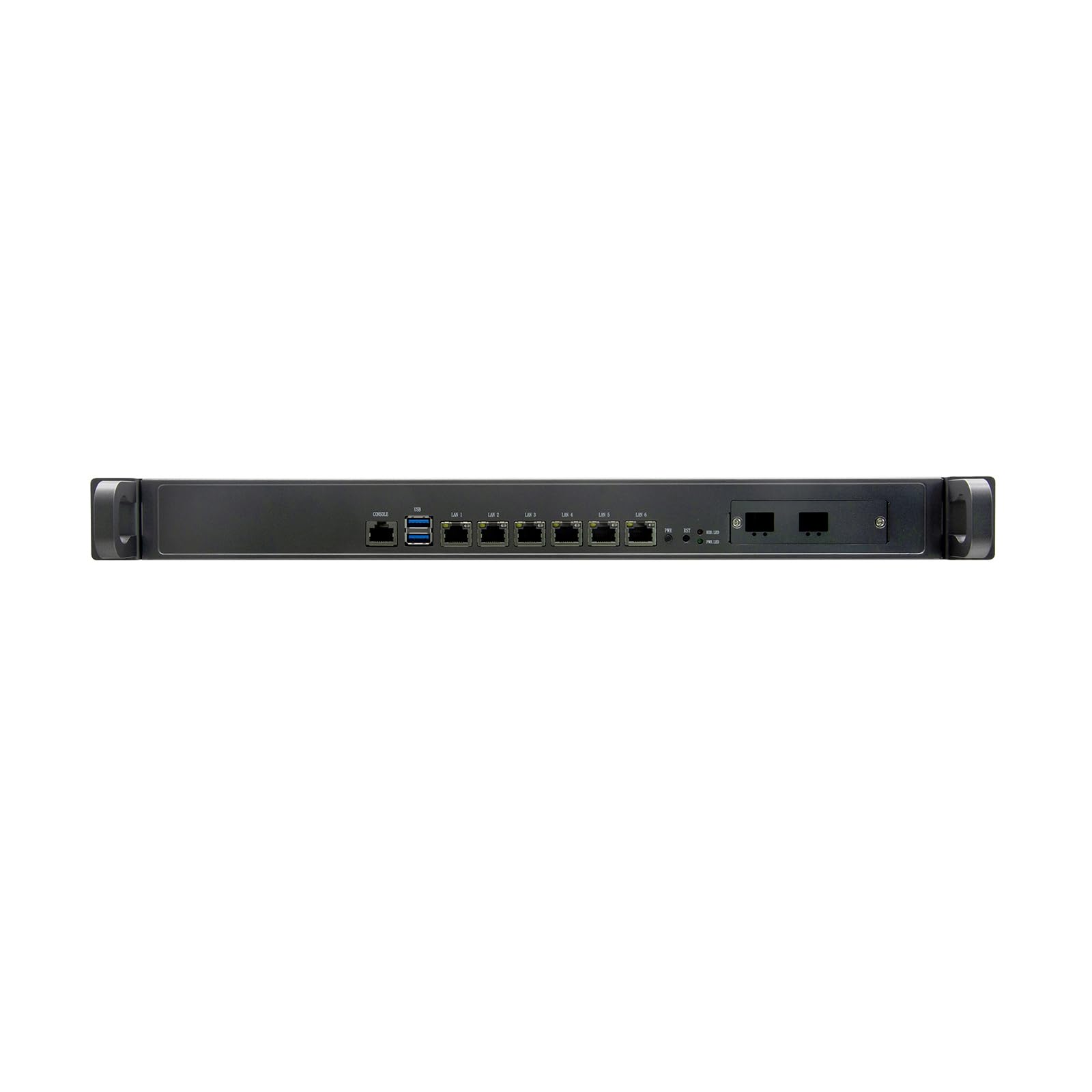 1U Firewall Appliance, PFSense, Mikrotik, OPNsense, VPN, Network Security Hardware, I5 3210M, RZ02, 6 x 2.5GbE 226-V LAN, 2 x I350 1GbE LAN, Console, 0 RAM, 0 Storage, Barebone No System