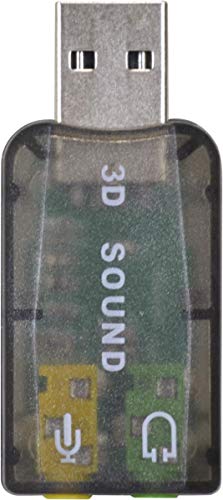 ADAPTADOR PLACA DE SOM USB 5.1 CANAIS VIRTUAL AUSB51 - VINIK, 25540