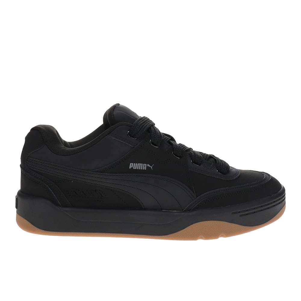 Mens Park Lifestyle Sk8 Buck Lace Up Sneakers Shoes Casual - Black
