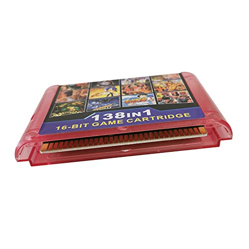 Best 138 in 1 Game Cartridge 16 bit MD Game Card For Sega Mega Drive ...