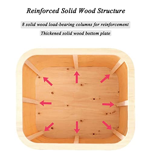 Pouf rangement design rectangle en finitions soignées - 7