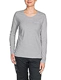 VAUDE Damen Women's Brand Ls T shirt, Grey-melange, 38 EU