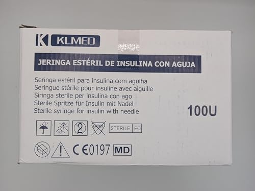 Jeringa Estéril para Insulina, 100 uds. (29G)