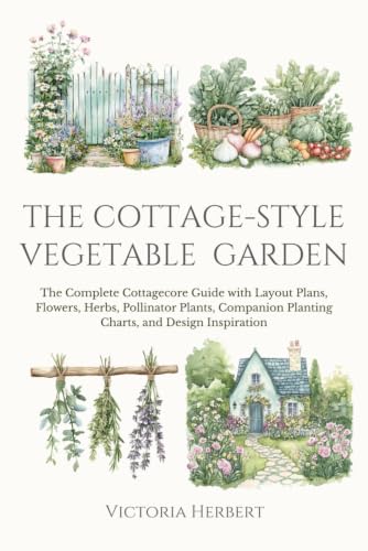 The Cottage-Style Vegetable Garden: The Complete Cottagecore Guide with Layout Plans, Flowers, Herbs, Pollinator Plants, Companion Planting Charts, and Design Inspiration (The Abundant Garden Series)