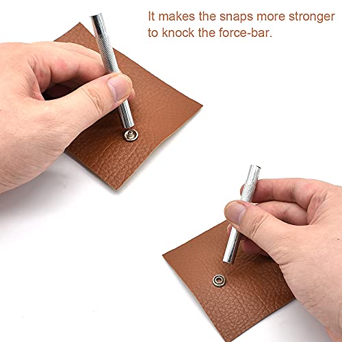 200 Sets Metal Snaps Fasteners Kit 9.5Mm 10 Colors Metal Prong Ring Button With Fastener Pliers Press Tool For Sewing And Crafting #TOP5