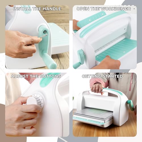 Find Scraplooms Adjustable 9 inch Die Cutting Machine Kit,Embossing Machine for Cardmaking,Scrapbooking (9 inch Adjustable) - Thumbnail 5