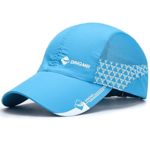 Image of Quick Dry Fit Baseball Cap - Water Repellent Sun Hat for Fishing, Running, Hiking, Golf, Surfing, Sailing, Boating