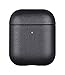 Produktbild Fooyin Handgefertigtes Serie Leather Case für AirPods, Leder Hülle kompatibel mit Apple AirPods 1. und 2. Generation, AirPods 1 & 2 Ledercase (komplett umhüllendes mit Vollnarbenleder), Schwarz