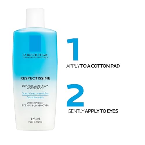 La Roche-Posay Respectissime Waterproof Eye Makeup Remover, Won't Irritate Sensitive Skin-Fragrance Free, 4.2 Fl Oz (Pack of 1) - Image 5